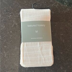 “Banana Republic” (early 2000’s) Sheer Cream Hosiery - Made in Italy- NWT 2/$15🤩